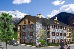Inmobiliaria-Casmar-Apartamentos-Pirineo-Apartamentos-Villanua-Edificio-Sayerri
