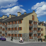 Urbanización - El Solano -Villanua Huesca - Infografía 2