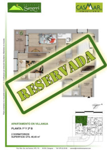 Inmobiliaria Casmar - Pisos Pirineo - Pisos Villanua - PLANTA 2 - B - Reservada