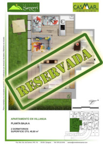 Inmobiliaria Casmar - Pisos Pirineo - Pisos Villanua - PLANTA BAJA - A - Reservada