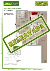 Inmobiliaria Casmar - Pisos Pirineo - Pisos Villanua - PLANTA BAJA - C - Reservada