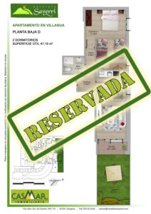 Inmobiliaria Casmar - Pisos Pirineo - Pisos Villanua - PLANTA BAJA - D - Reservada