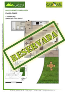 Inmobiliaria Casmar - Pisos Pirineo - Pisos Villanua - PLANTA BAJA - E - Reservada