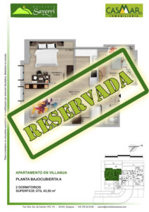 Inmobiliaria Casmar - Pisos Pirineo - Pisos Villanua - PLANTA BAJOCUBIERTA - A - Reservada