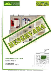 Inmobiliaria Casmar - Pisos Pirineo - Pisos Villanua - PLANTA 2 - C - Reservada
